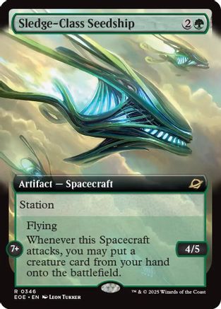 Sledge-Class Seedship (Extended Art) (EOE-346) - rare - Foil