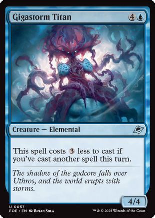 Gigastorm Titan (EOE-057) - uncommon - Foil
