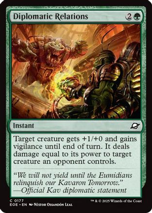 Diplomatic Relations (EOE-177) - uncommon - Foil