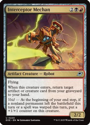 Interceptor Mechan (EOE-220) - uncommon - Foil
