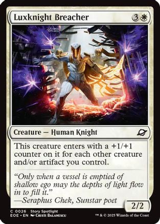 Luxknight Breacher (EOE-026) - common - Foil