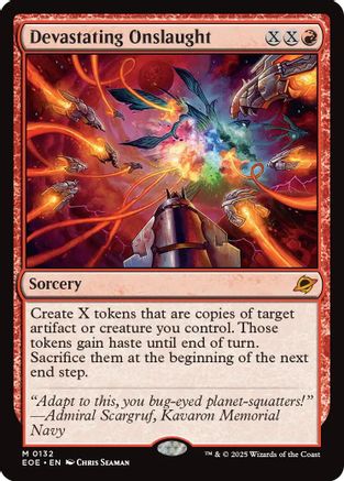 Devastating Onslaught (EOE-132) - mythic - Foil