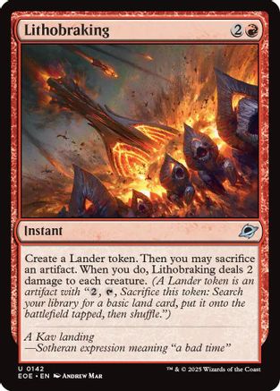 Lithobraking (EOE-142) - uncommon
