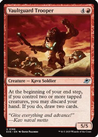 Vaultguard Trooper (EOE-166) - uncommon - Foil