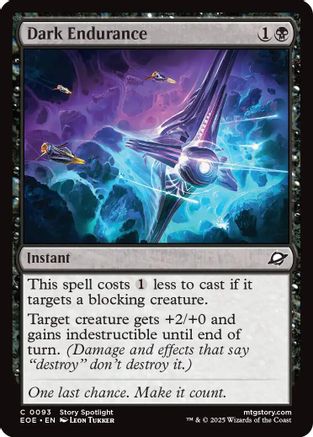 Dark Endurance (EOE-093) - common - Foil