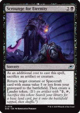 Scrounge for Eternity (EOE-114) - uncommon