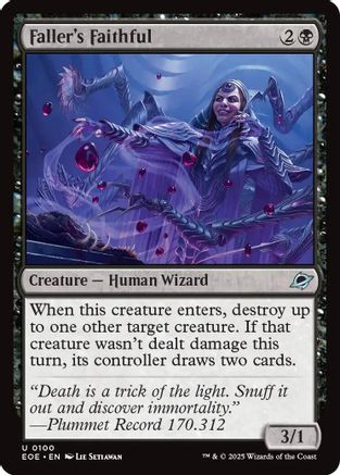 Faller's Faithful (EOE-100) - uncommon - Foil