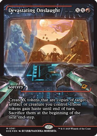 Devastating Onslaught (0361) (Showcase) (EOE-361) - mythic - Foil
