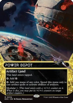 Power Depot (0034) (Borderless) (EOS-034) - rare - Foil