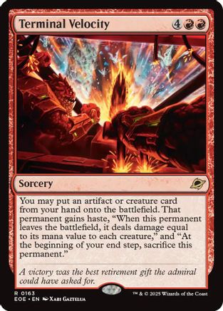 Terminal Velocity (EOE-163) - rare - Foil