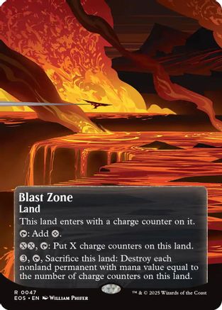 Blast Zone (0047) (Borderless) (EOS-047) - rare