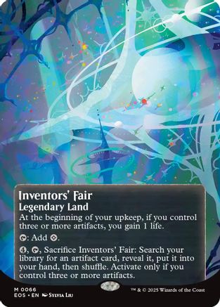Inventors' Fair (0066) (Borderless) (EOS-066) - mythic - Foil