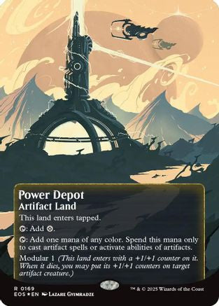 Power Depot (0169) (Borderless) (Galaxy Foil) (EOS-169) - rare - Foil