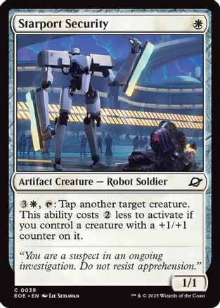 Starport Security (EOE-039) - common - Foil