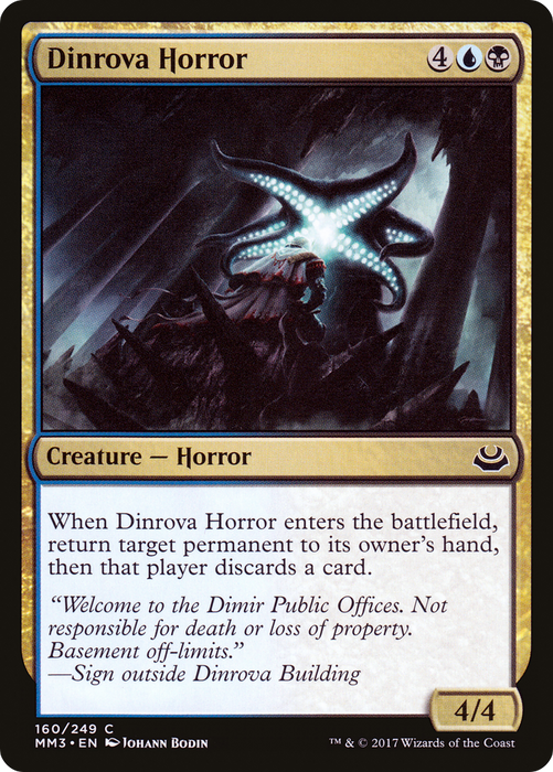 Dinrova Horror (MM3-160) - common - Foil