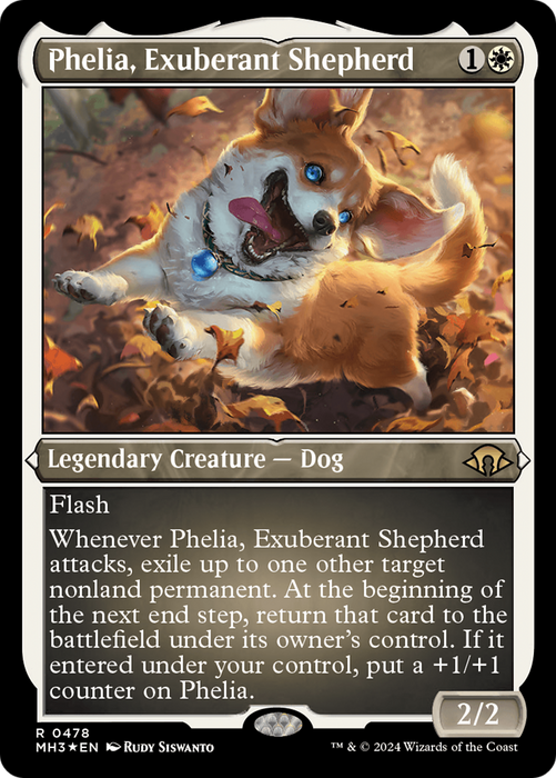 Phelia, Exuberant Shepherd (MH3-478) - rare - Etched Foil