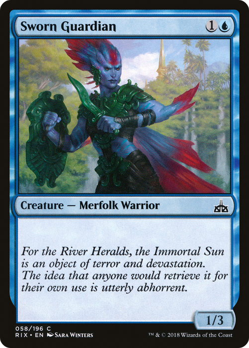 Sworn Guardian (RIX-058) - common