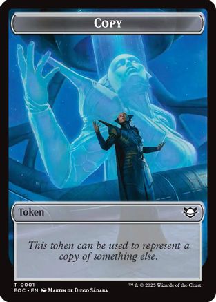Copy // Clue Double-Sided Token (EOC-3 // 12) - token