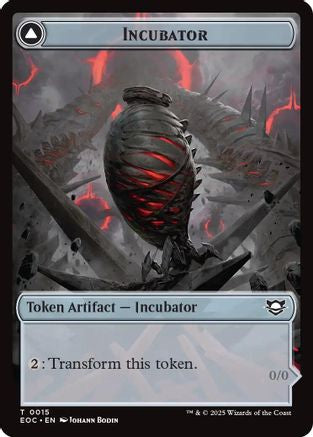 Incubator // Phyrexian Double-Sided Token (EOC-15 // 15) - token