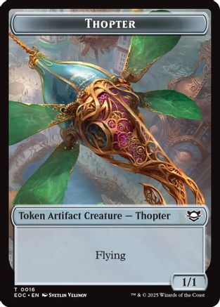 Thopter // Gnome Double-Sided Token (EOC-16 // 11) - token
