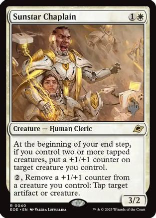 Sunstar Chaplain (PPEOE-040) - rare - Foil