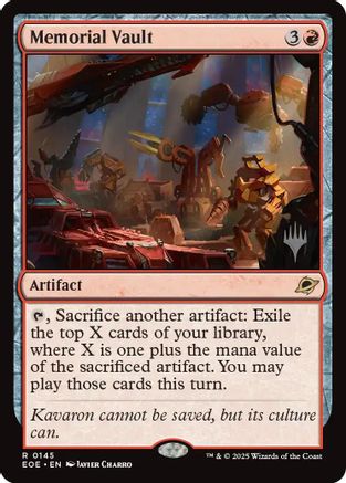 Memorial Vault (PPEOE-145) - rare - Foil
