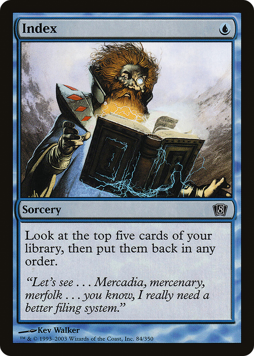 Index (8ED-84★) - common - Foil