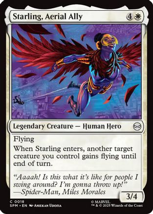 Starling, Aerial Ally (SPM-018) - common - Foil