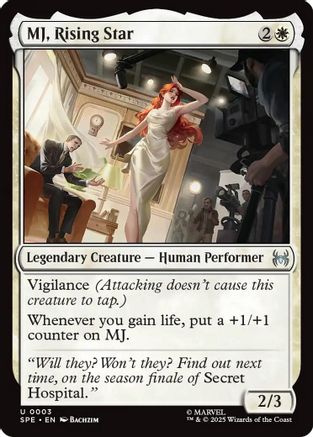 MJ, Rising Star (SPE, MAR-003) - uncommon - Foil