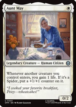 Aunt May (SPM-003) - uncommon