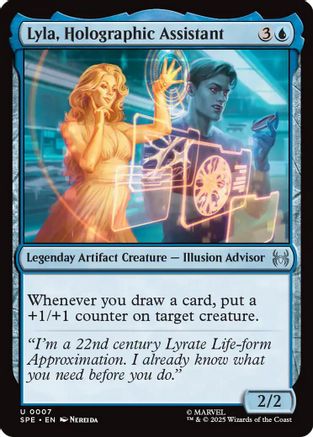Lyla, Holographic Assistant (SPE, MAR-007) - uncommon
