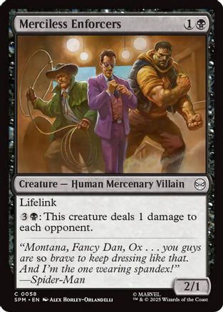 Merciless Enforcers (SPM-058) - common - Foil