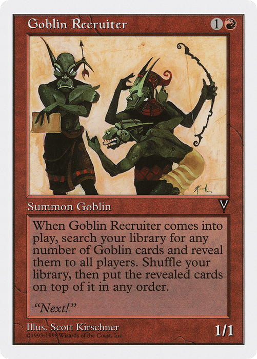 Goblin Recruiter (ATH-038) - uncommon