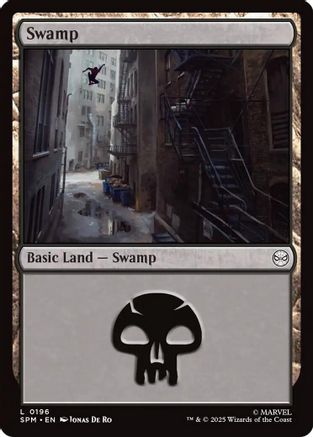 Swamp (0196) (SPM-196) - land - Foil
