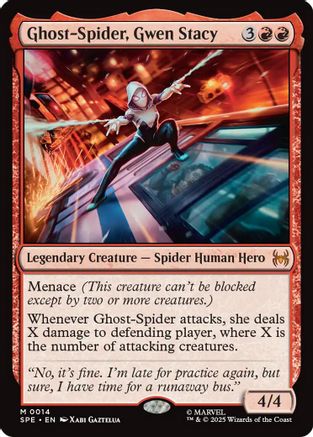 Ghost-Spider, Gwen Stacy (SPE, MAR-014) - mythic
