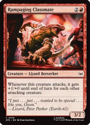 Rampaging Classmate (SPE, MAR-016) - common - Foil