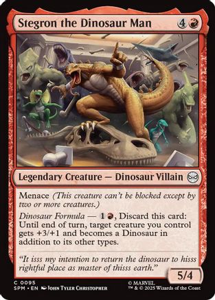 Stegron the Dinosaur Man (SPM-095) - common