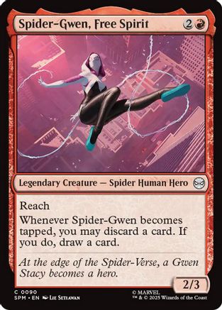 Spider-Gwen, Free Spirit (SPM-090) - common - Foil