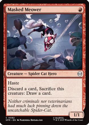 Masked Meower (SPM-082) - common - Foil