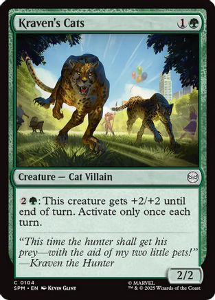 Kraven's Cats (SPM-104) - common - Foil