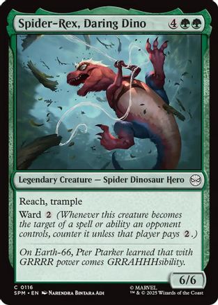 Spider-Rex, Daring Dino (SPM-116) - common - Foil