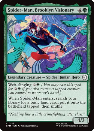 Spider-Man, Brooklyn Visionary (SPM-115) - common