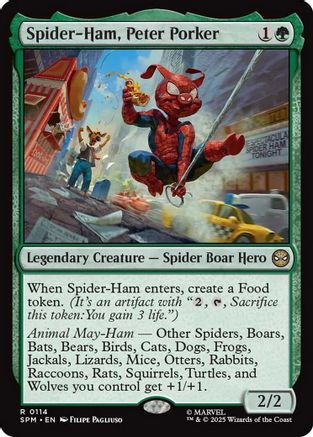 Spider-Ham, Peter Porker (SPM-114) - rare