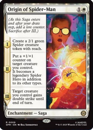 Origin of Spider-Man (SPM-009) - rare