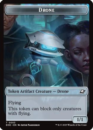 Drone // Lander (0006) Doubled-Sided Token (EOE-3 // 6) - token