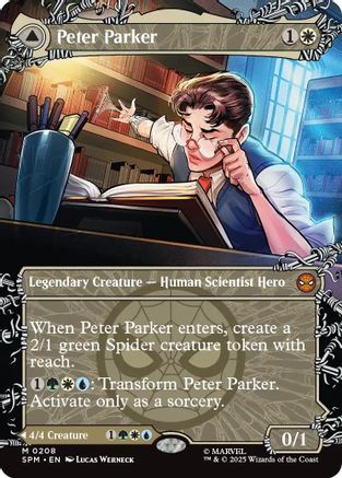 Peter Parker (0208) (Borderless) (SPM-208) - mythic