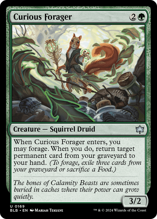 Curious Forager (BLB-169) - uncommon - Foil