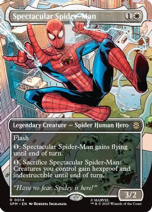 Spectacular Spider-Man (Borderless) (SPM-014) - rare