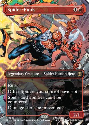 Spider-Punk (0207) (Borderless) (SPM-207) - rare