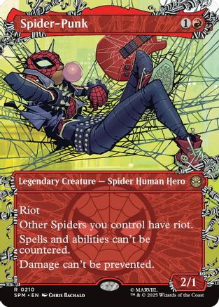 Spider-Punk (0210) (Borderless) (SPM-210) - rare